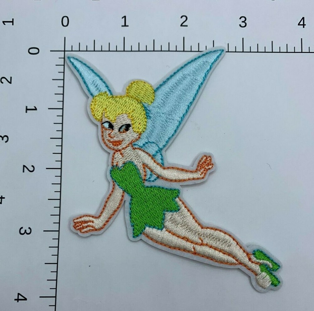 Tinkerbell Peter Pan Iron-on Embroidered Hard Rock Band Patch #239