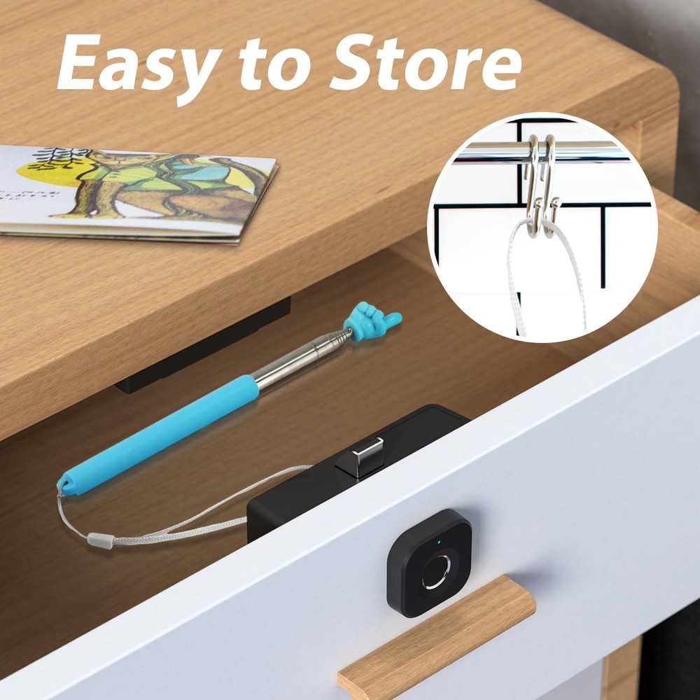 2pcs Telescopic Teachers Pointer, Pointer Sticks with Lanyard, Extendable...