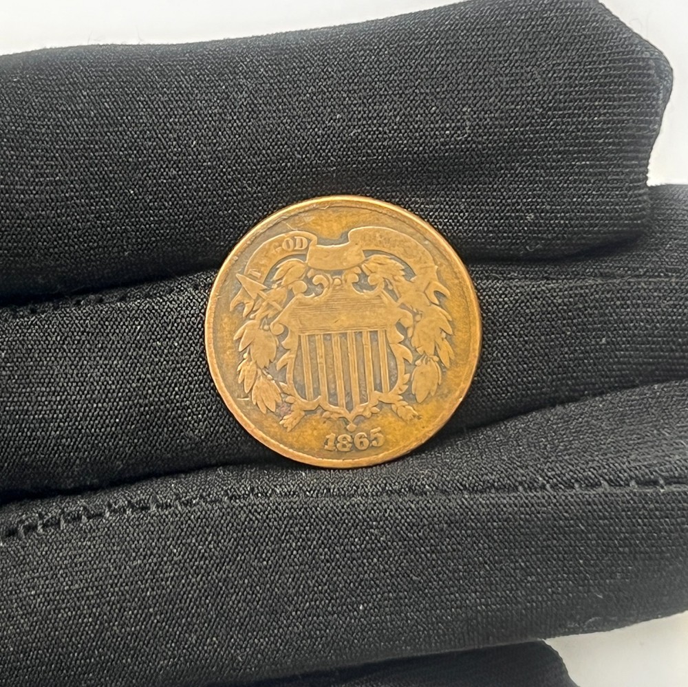 1865 Shield 2 Cent Coin U.S. Coin 2c