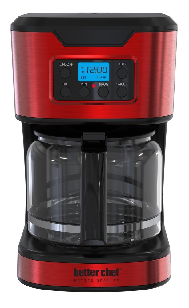 Programmable 12-Cup Coffee Maker | 1-4 Cup Setting | Auto-Pause to Serve | 2h...