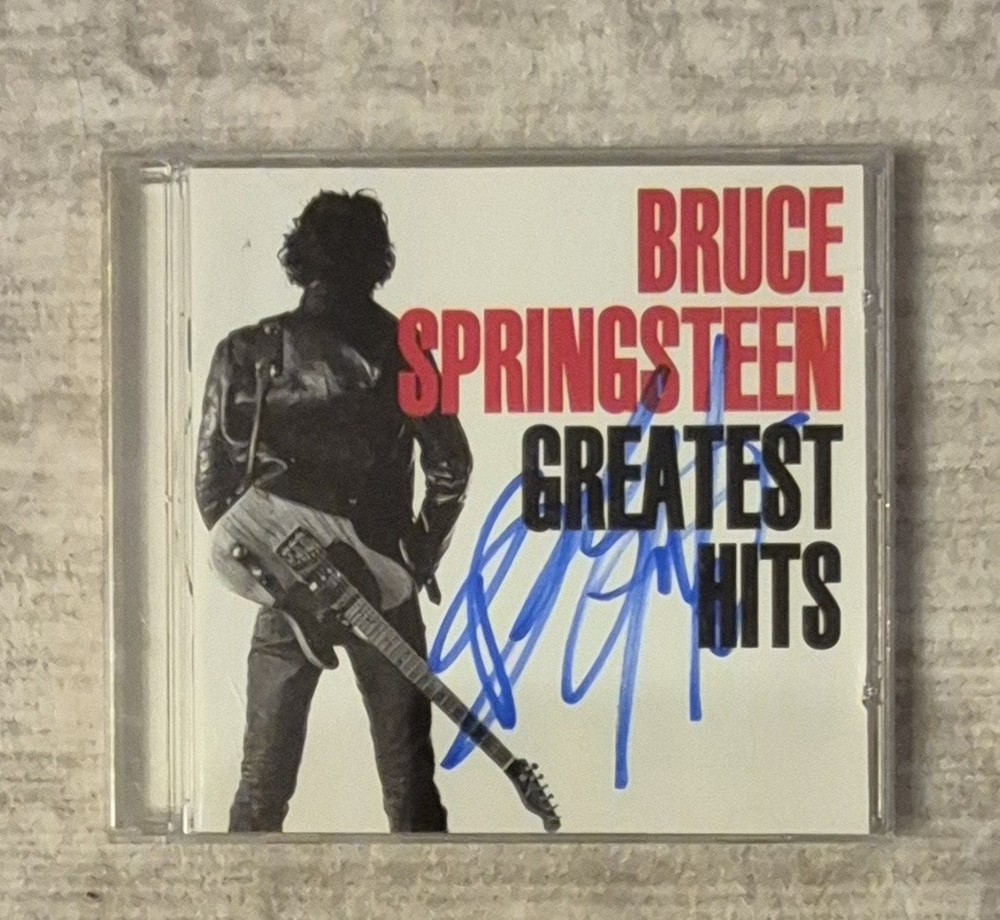 Bruce Springsteen Signed Autographed Greatest Hits CD Booklet