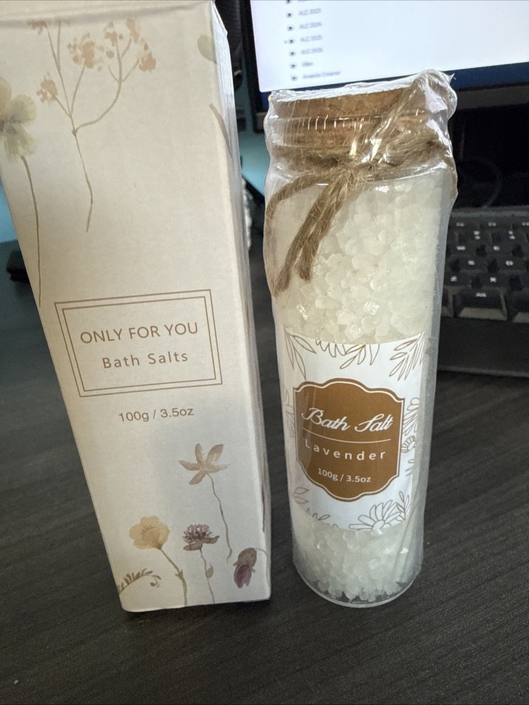 New Lavender Bath Salts In Box 3.5oz