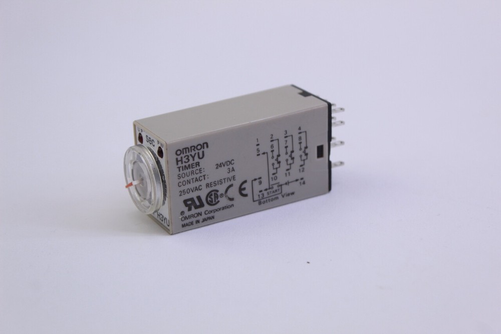 Omron H3YU Timer 0-5S 24V Coil