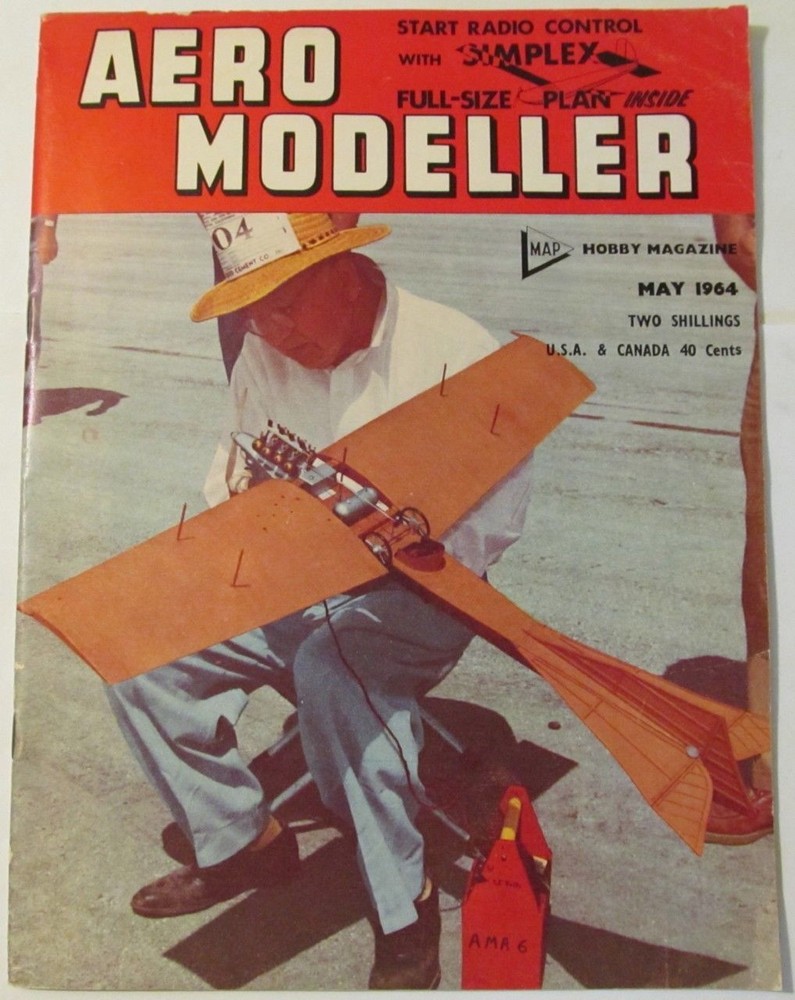 RUMPLER TAUBE PLAN + CONSTRUCTION ARTICLE for 1/2A FF Scale Model Airplane