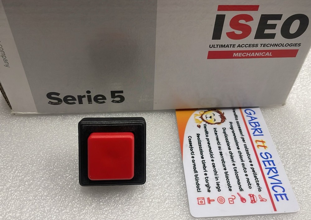 ISEO RED BUTTON replacement el2001 EXTERNAL ELECTRIC LOCK GATE 050041
