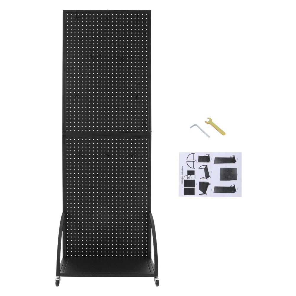 Pegboard Display Stand, Merchandise Display Rack, Retail Pegboard Rack