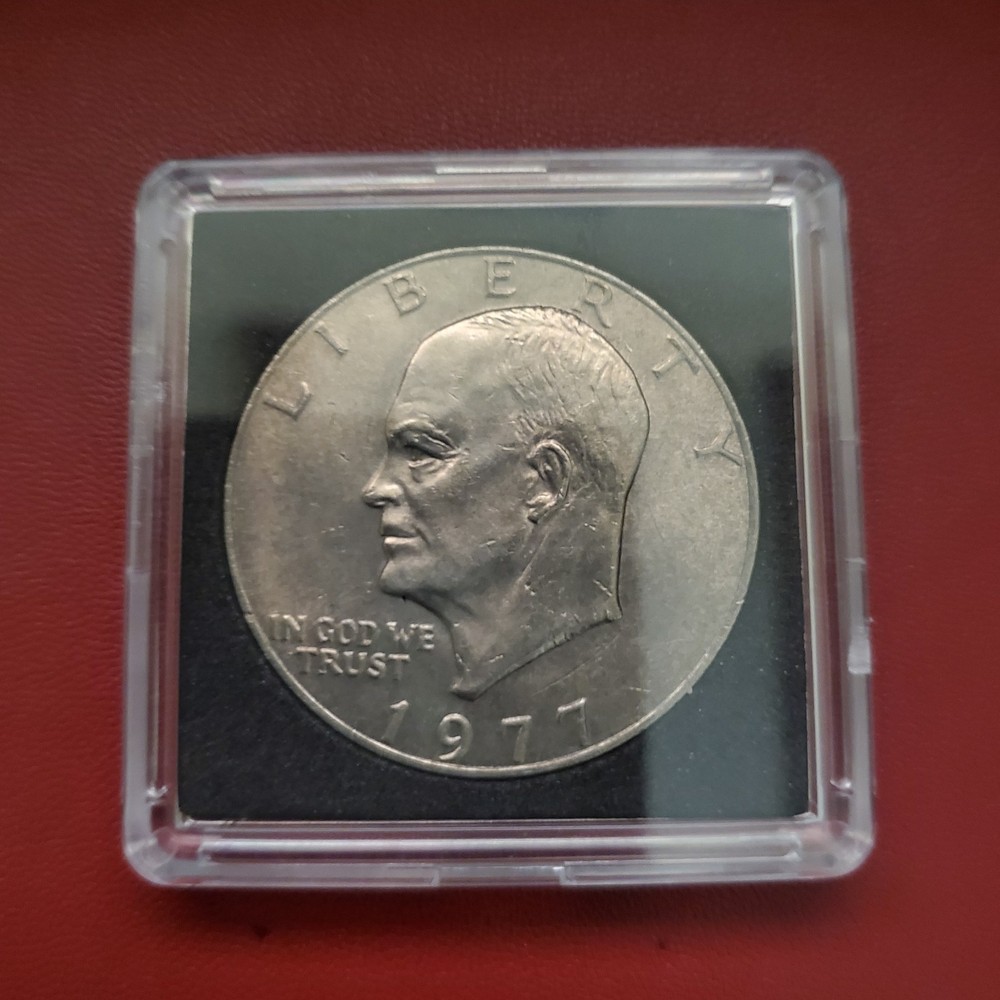 Lot Of 3 Eisenhower Ike One Dollar Coins ( RANDOM YEARS selection ) Random pulls