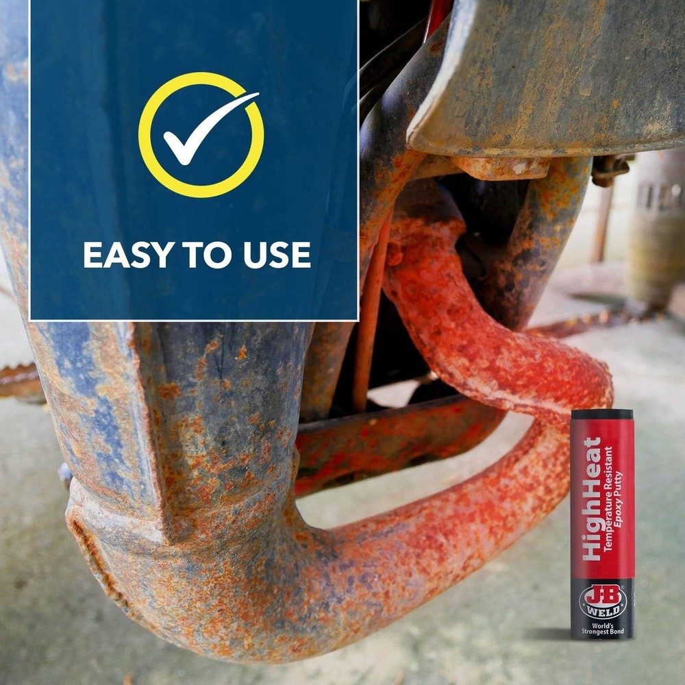 HighHeat 2 oz. Putty Stick - Ultimate Grey Epoxy for High-Temperature Projects