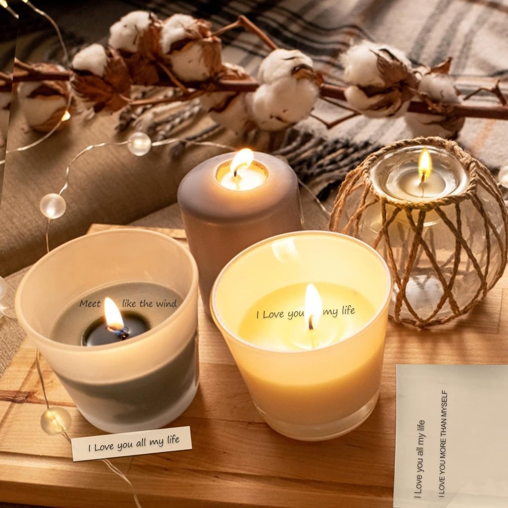 Complete Candle Making Set with Magic Paper & Soy Wax - Create Unique Designs