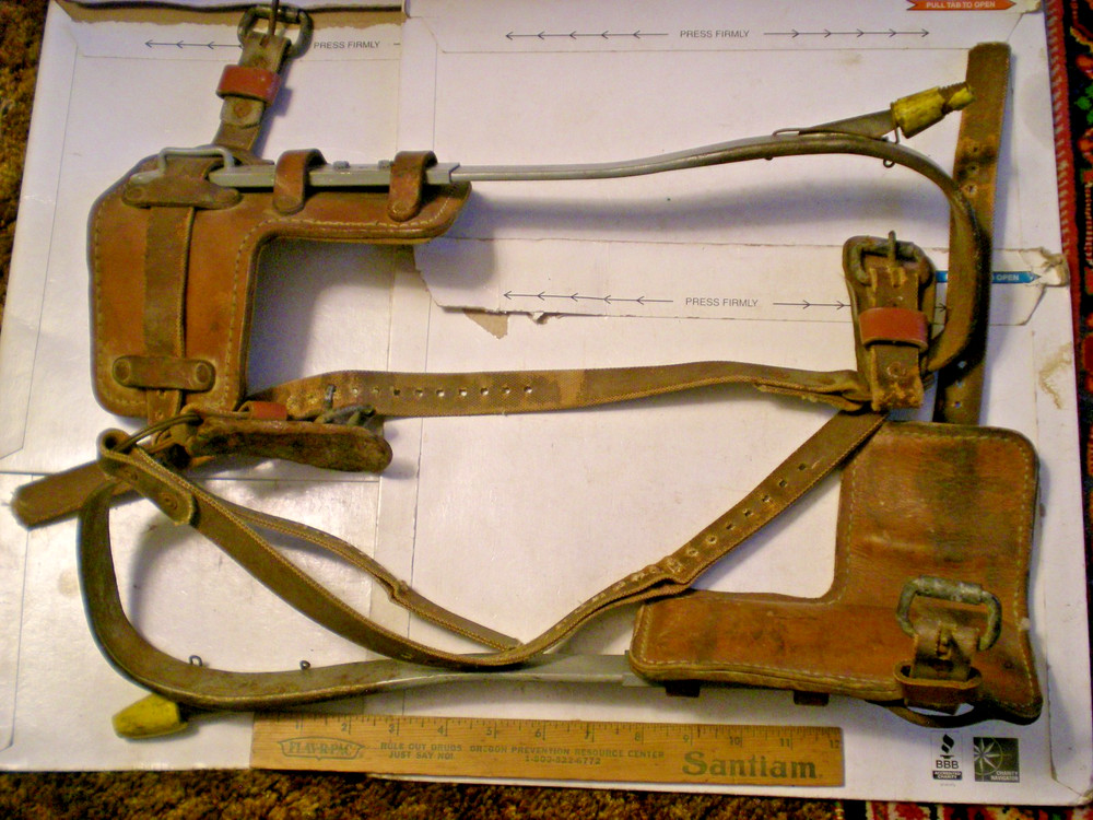 Bell System Buckingham Tree Pole Climbing Spike Set