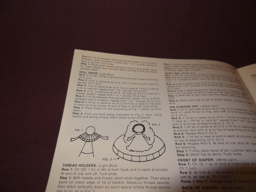 Crochet Charmers Charming Doll Collection Booklet MM741 Patterns 1982