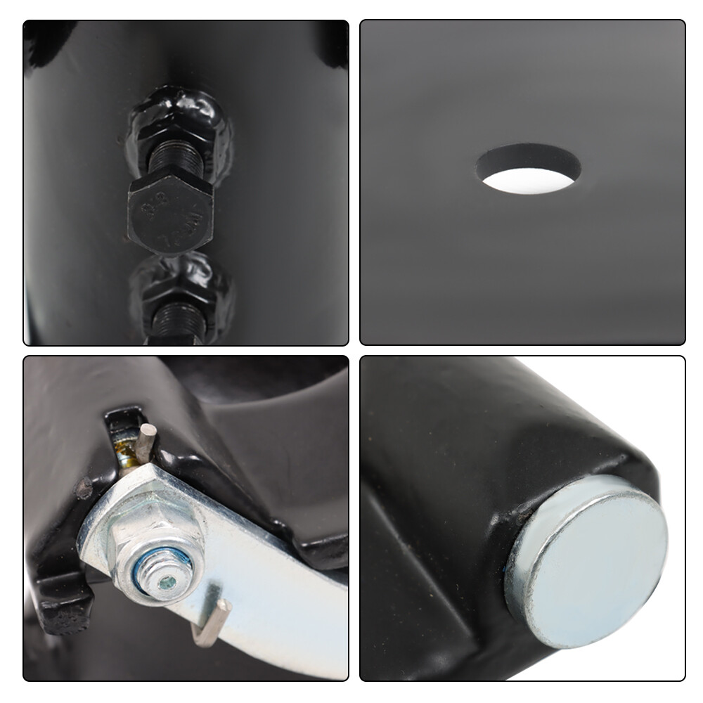 Adjustable 12" - 17" Forward Offset 5th Wheel Adapter Hitch to Gooseneck