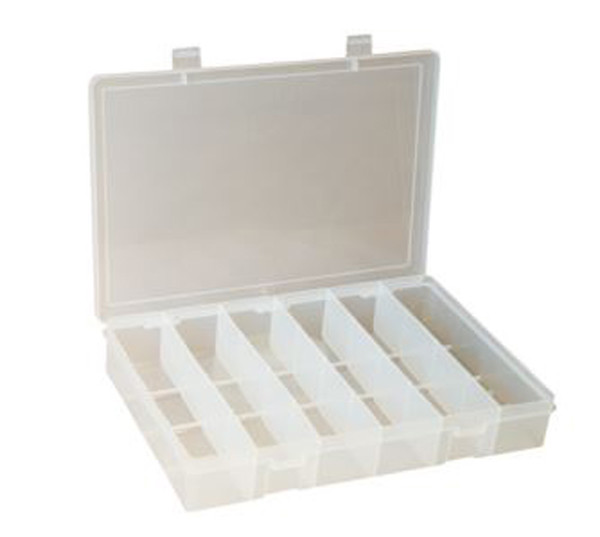 6 Compartment Small Plastic Storage Box