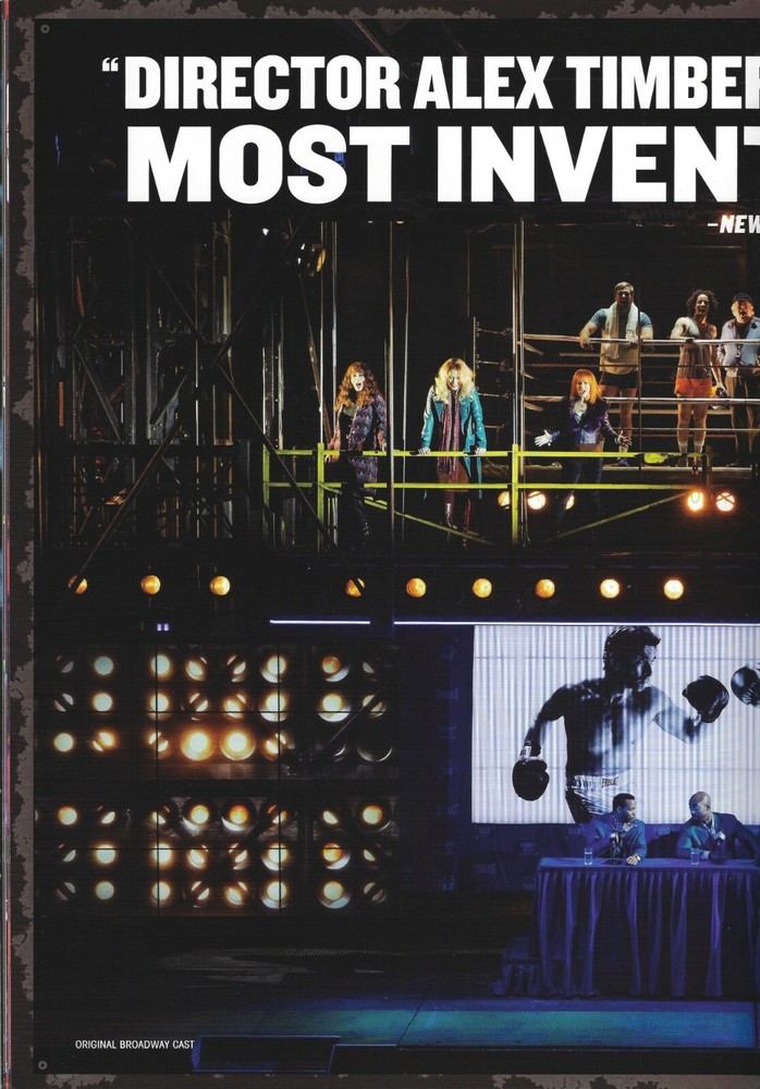 Andy Karl "ROCKY" Margo Seibert / Sylvester Stallone 2014 Souvenir Program
