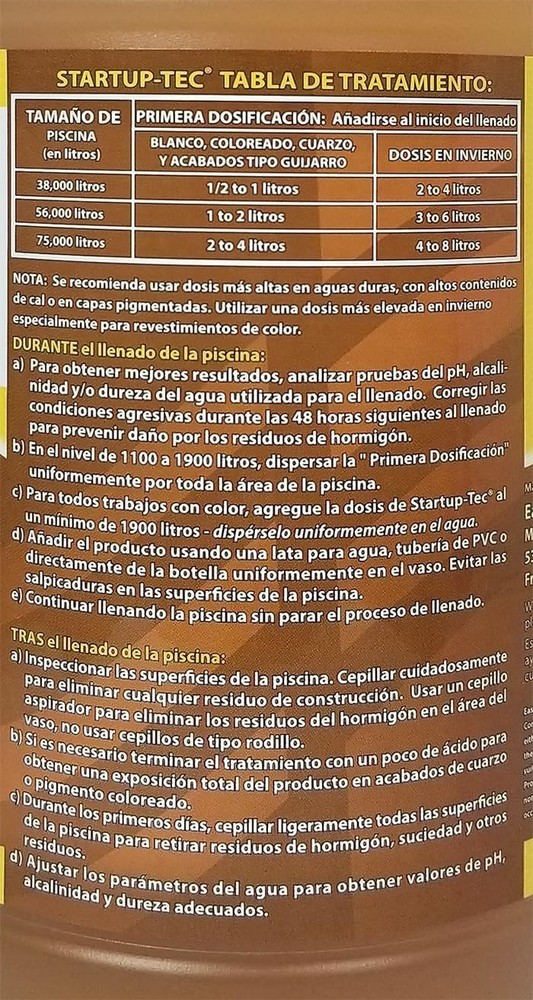 EasyCare McGrayel 70064 Startup-Tec - 64 oz