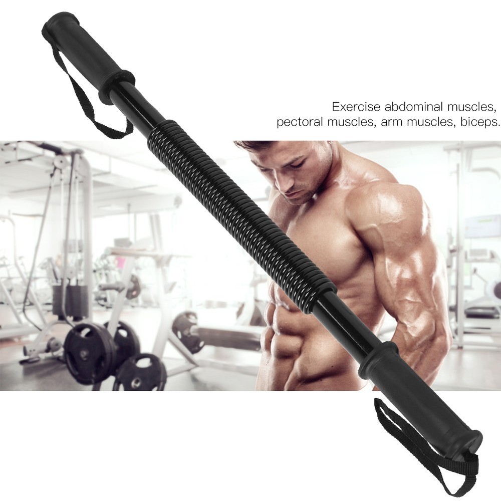 Flexible Rod Spring Chest Expander For Arms Training Recommended