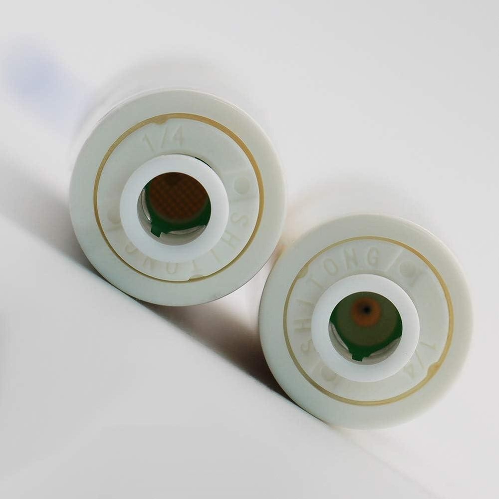 2 Packs, 1/4â Quick Connect Ro Flow Restrictor 300cc for 50 Gpd Reverse Osmosi