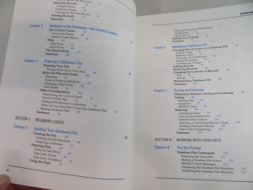 Ashton-Tate For The First Time User dBase IV Book