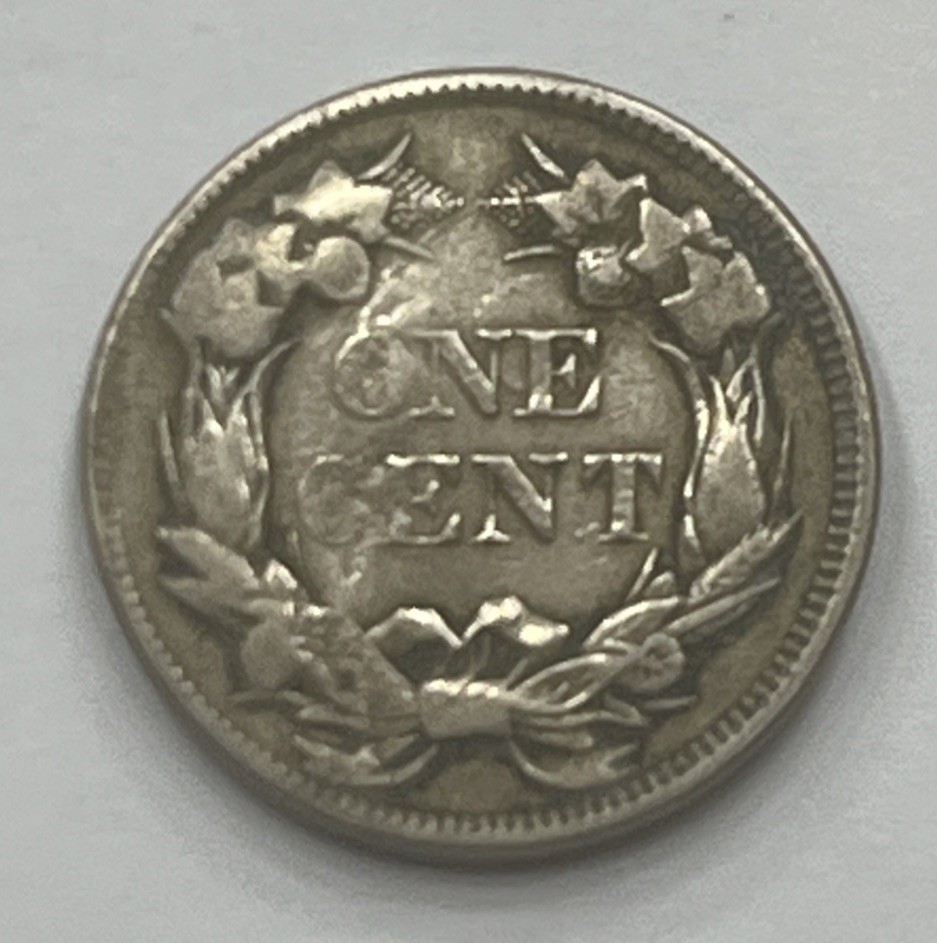 1857 Flying Eagle Cent- Semi Key Better Date