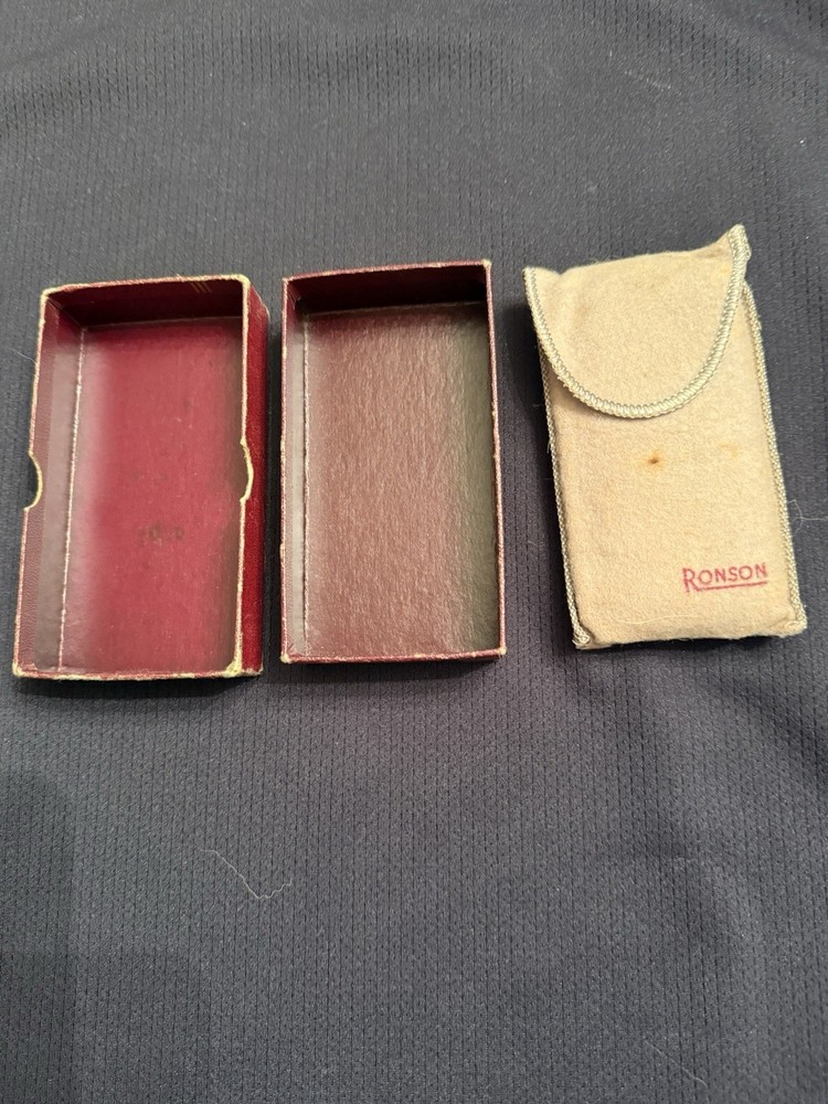 Rare Vintage Ronson Mastercase Lighter And Cigarette Case Combination