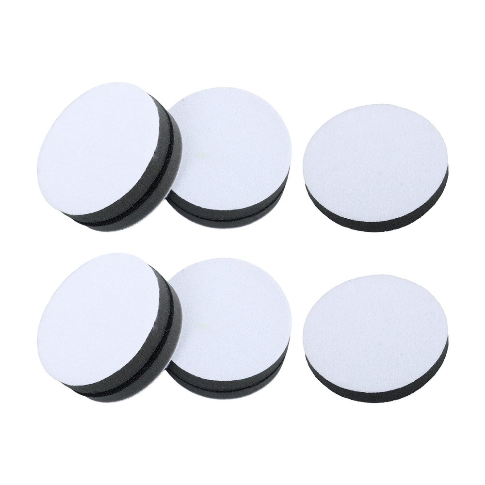 10 Pack 3 Inch Soft Foam Interface Sponge Pad Hook and Loop Orbital Sander Pad