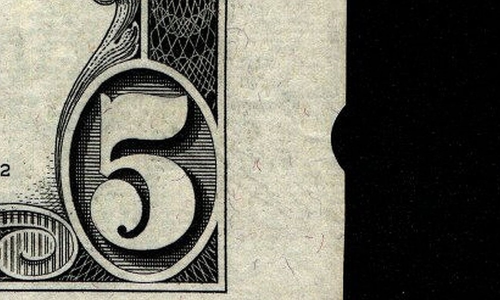 RARE oversized & punched ERROR = 1953 $5 Silver Certificate