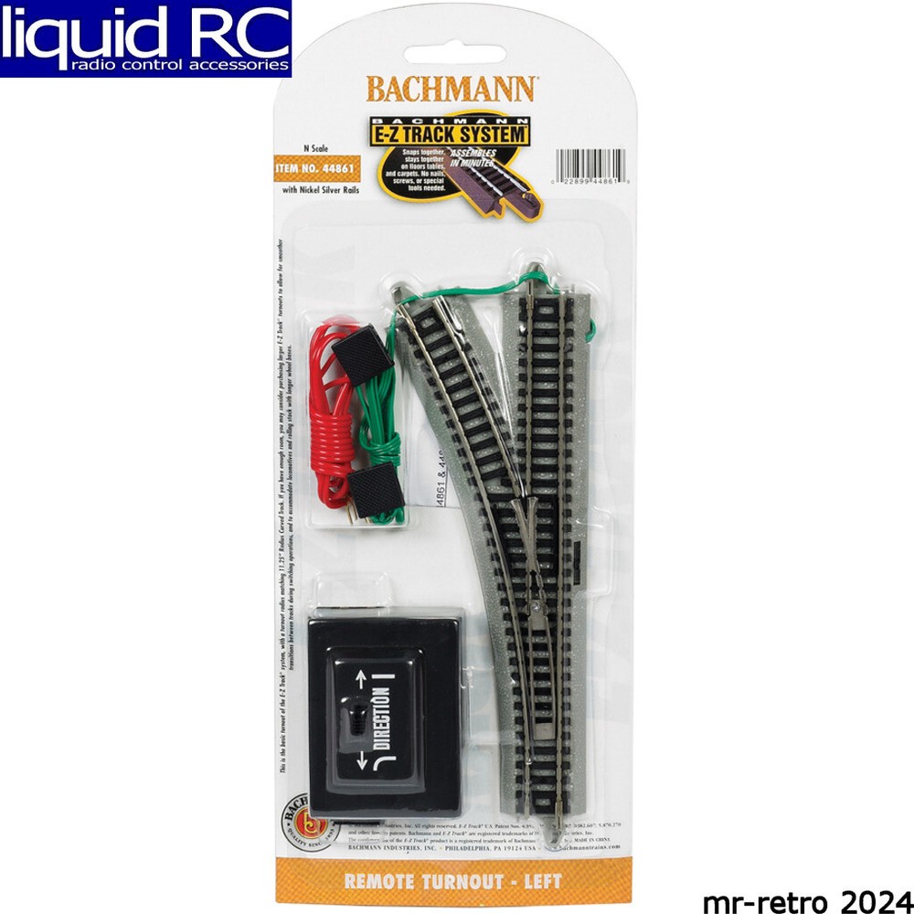 Bachmann 44861 N NS EZ Remote left-hand Switch