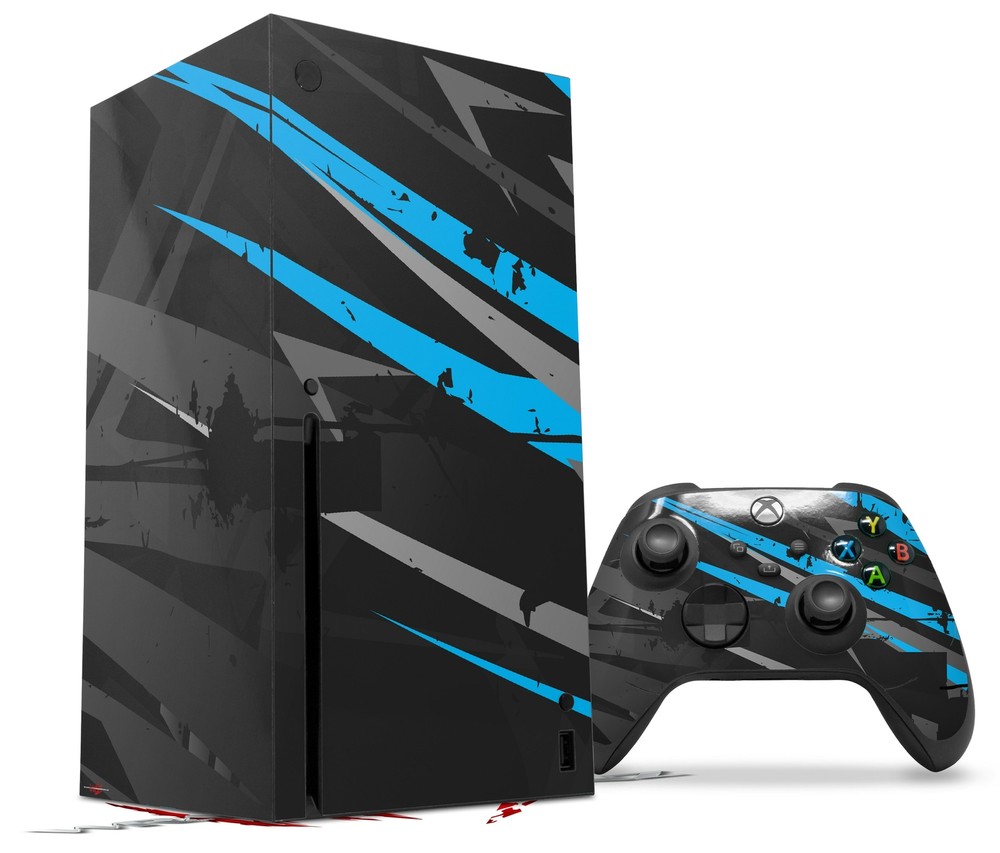 Skins XBOX Series X Console Controller Baja 0014 Blue Medium