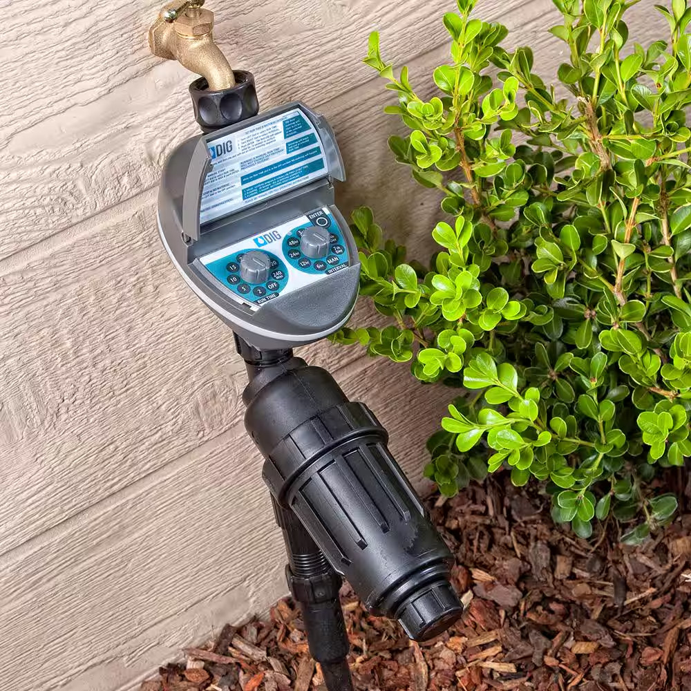 Drip Irrigation System Screen Filter 3/4 in. Hose Thread Adjustable UV Resistant