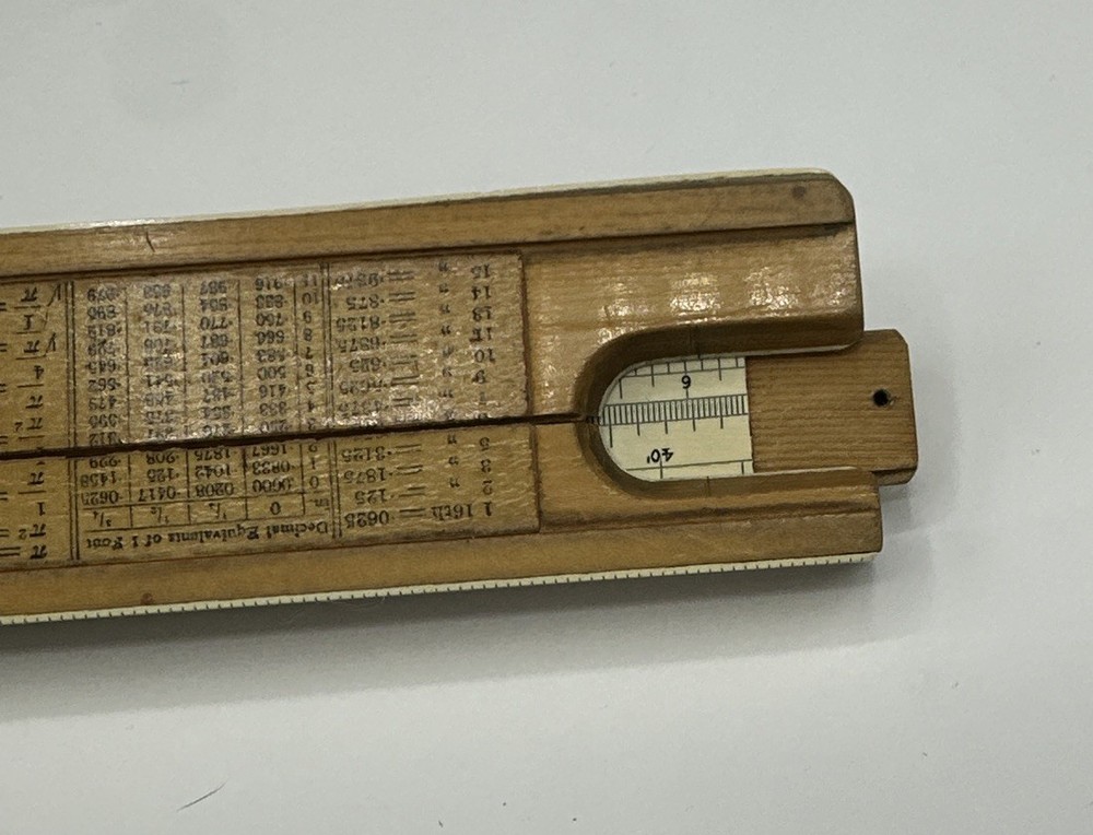 Vtg 6 Piece Engineering & Drafting Tools - Slide Rules, Stencils, Come See!!!
