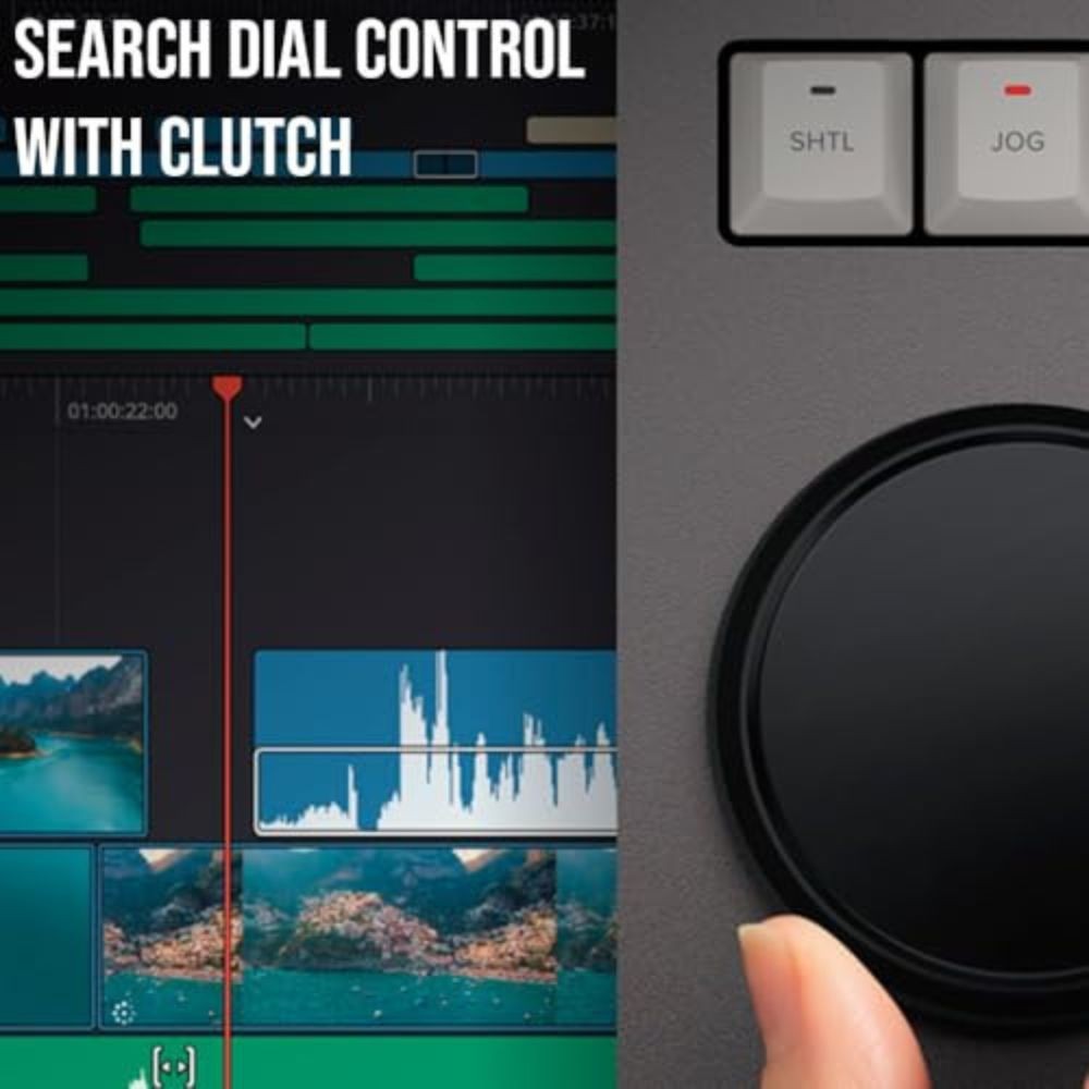 Blackmagic Design DaVinci Resolve Editor Keyboard with Resolve Software
