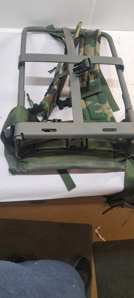 olive drab ruck sack with Frame Pack Ruck Sack