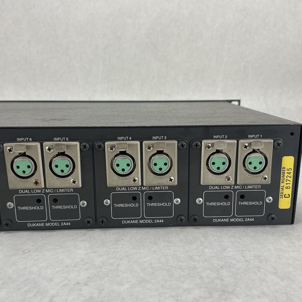 Dukane 2A96 8-Channel Mixer Missing Knob