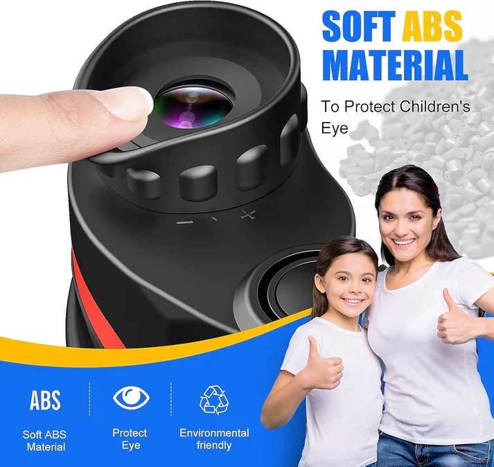 "LET'S GO! Binocular for Kids, Compact High Resolution Shockproof Binoculars