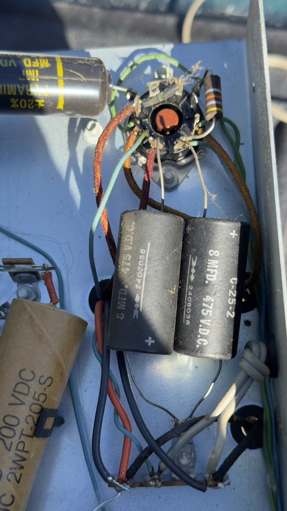 Vintage Heathkit Condenser Checker POWERS ON NOT TESTED