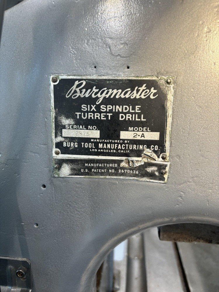 Burgmaster Turret Drill