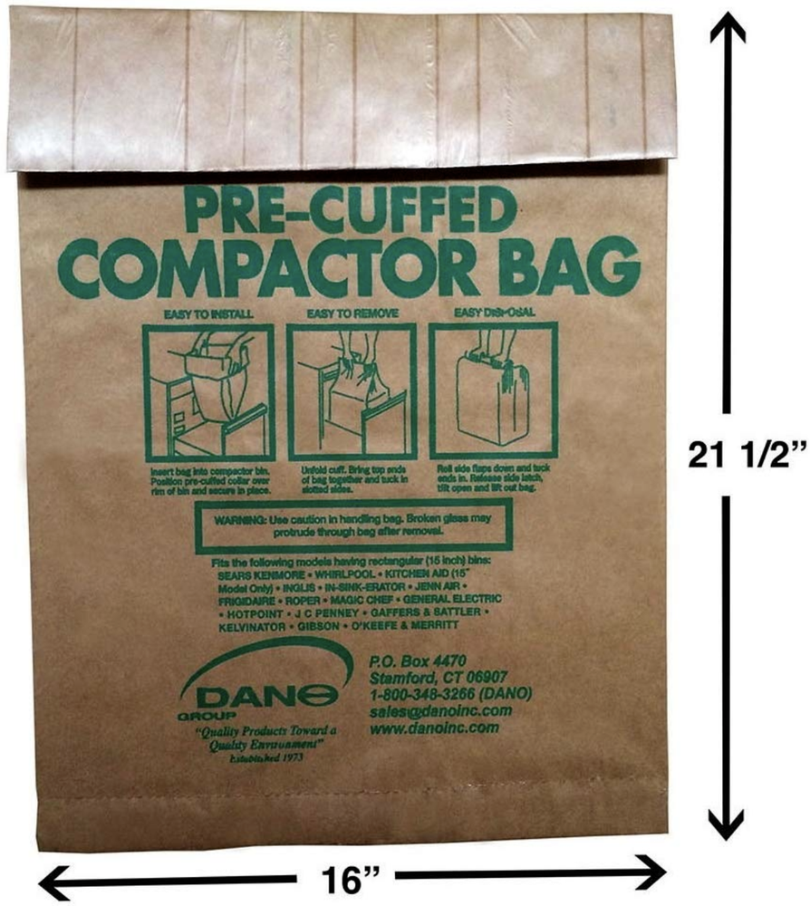 Compactor Bags Pre Cuffed (50 Pack)