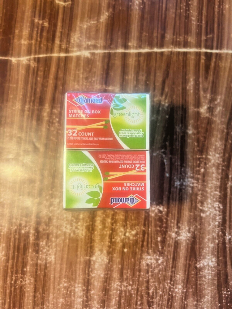 Diamond Strike On Box Matches Greenlight Extra Thick 10 Boxes 32 Each 320 Total