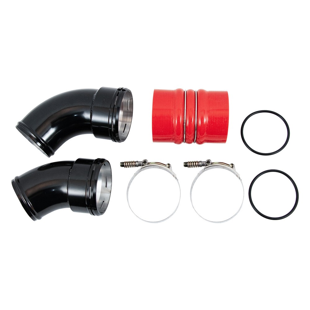 Black Cold Side Intercooler Pipe for 06-10 Silverado/Sierra 2500 HD 6.6L Duramax