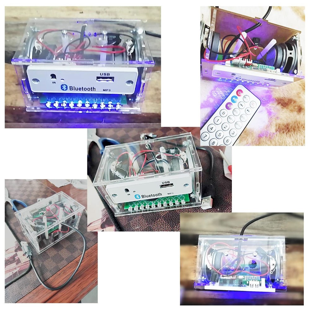 Bluetooth Speaker Soldering Practice Kit - DIY Electronics Kit with High - Fi...