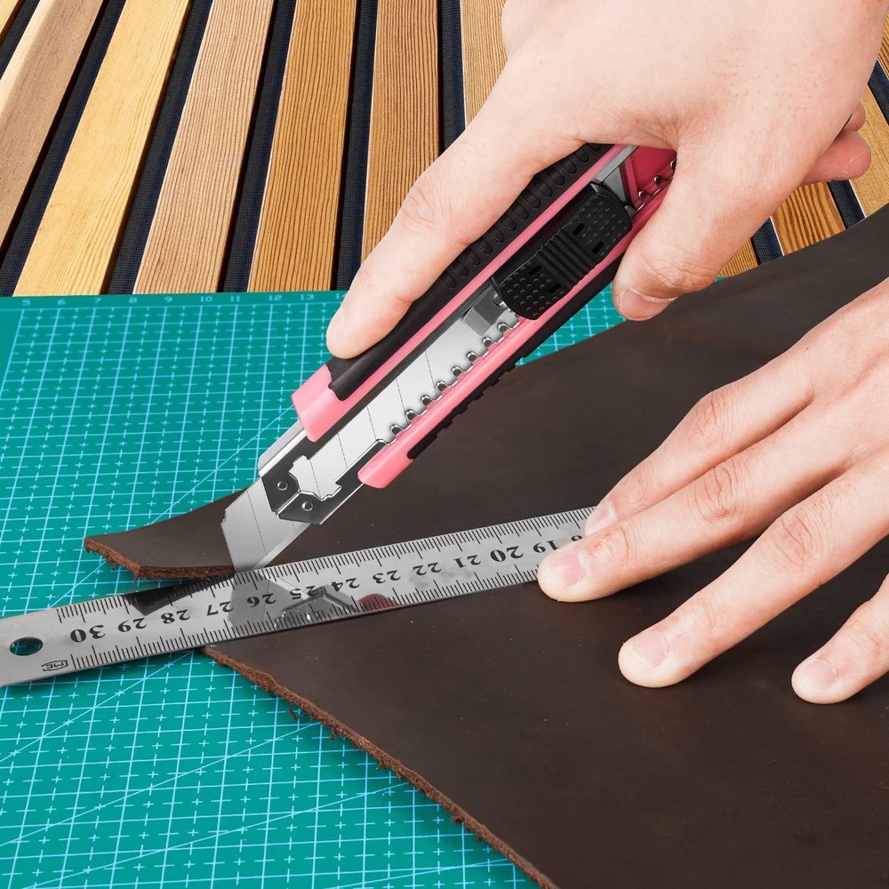 Box Cutter, Box Cutter Retractable Self Loading, Heavy Duty Utility Knife, 18...