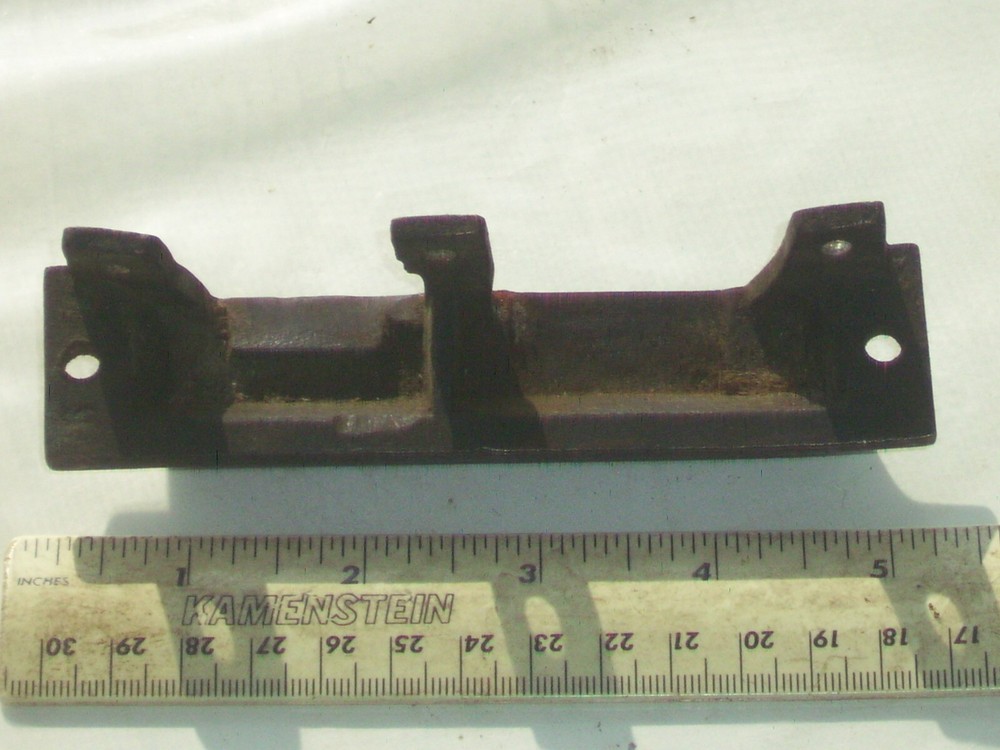 Rare vintage art deco solid brass front, back door lock catch only
