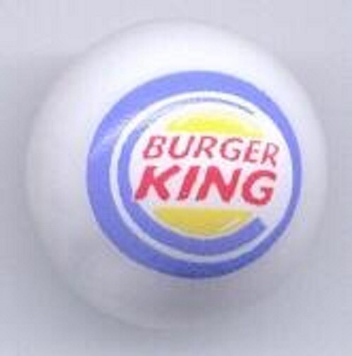 Burger King 1" Glass Logo Marble