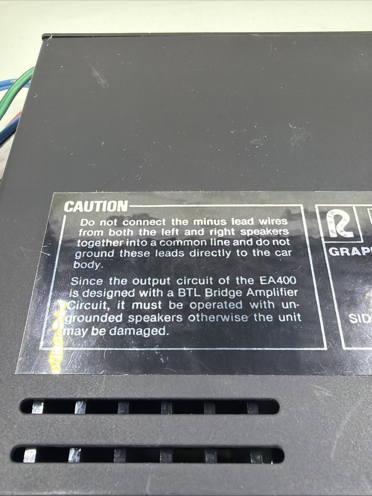 ROYAL SOUND GRAPHIC EQUALIZER AMPLIFIER EA400