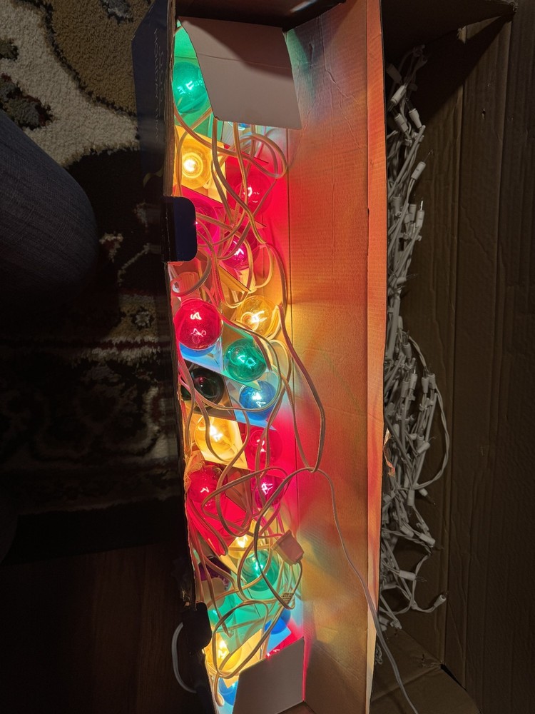 Holiday Time 6ft Lighted Wire Tree - MISSING BASE