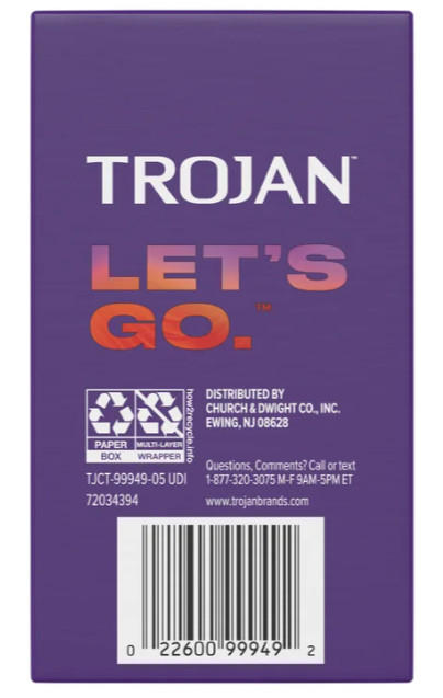 TROJAN Variety Pack, 40 Condoms – Assorted Types