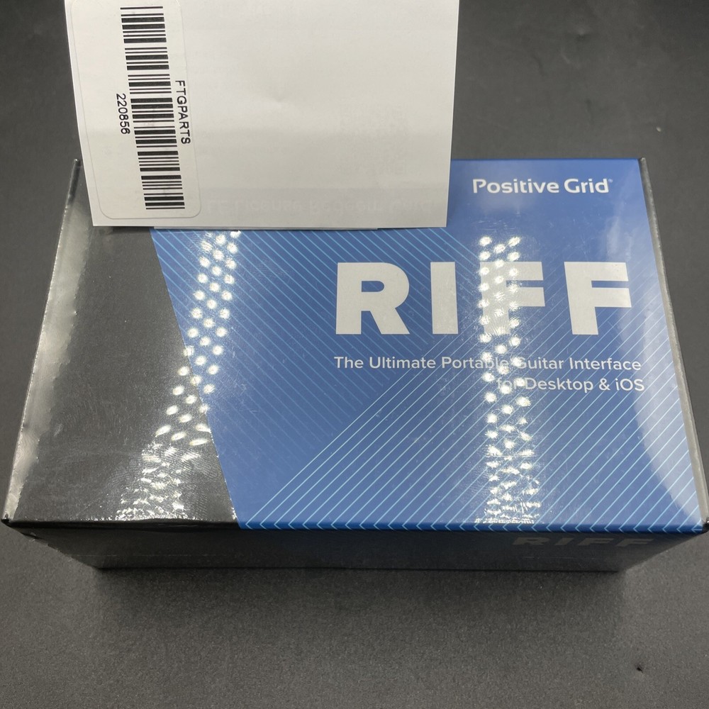 Riff The Ultimate Portable Guitar Interface For Desktop & iOS (Blue)