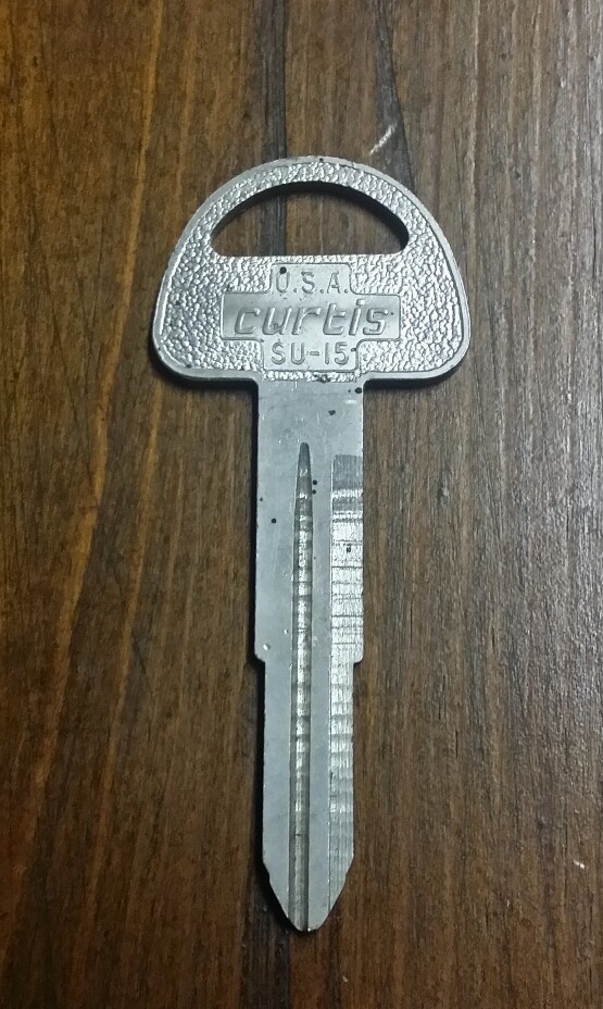 CURTIS BLANK KEY SU-15 FOR SUZUKI