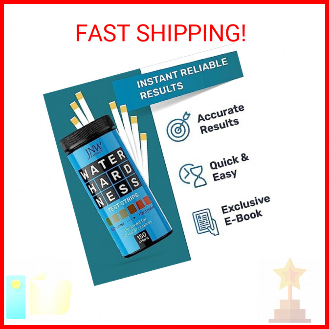 Water Hardness Test Strips - Quick and Accurate Water Softener Test Strips - Har