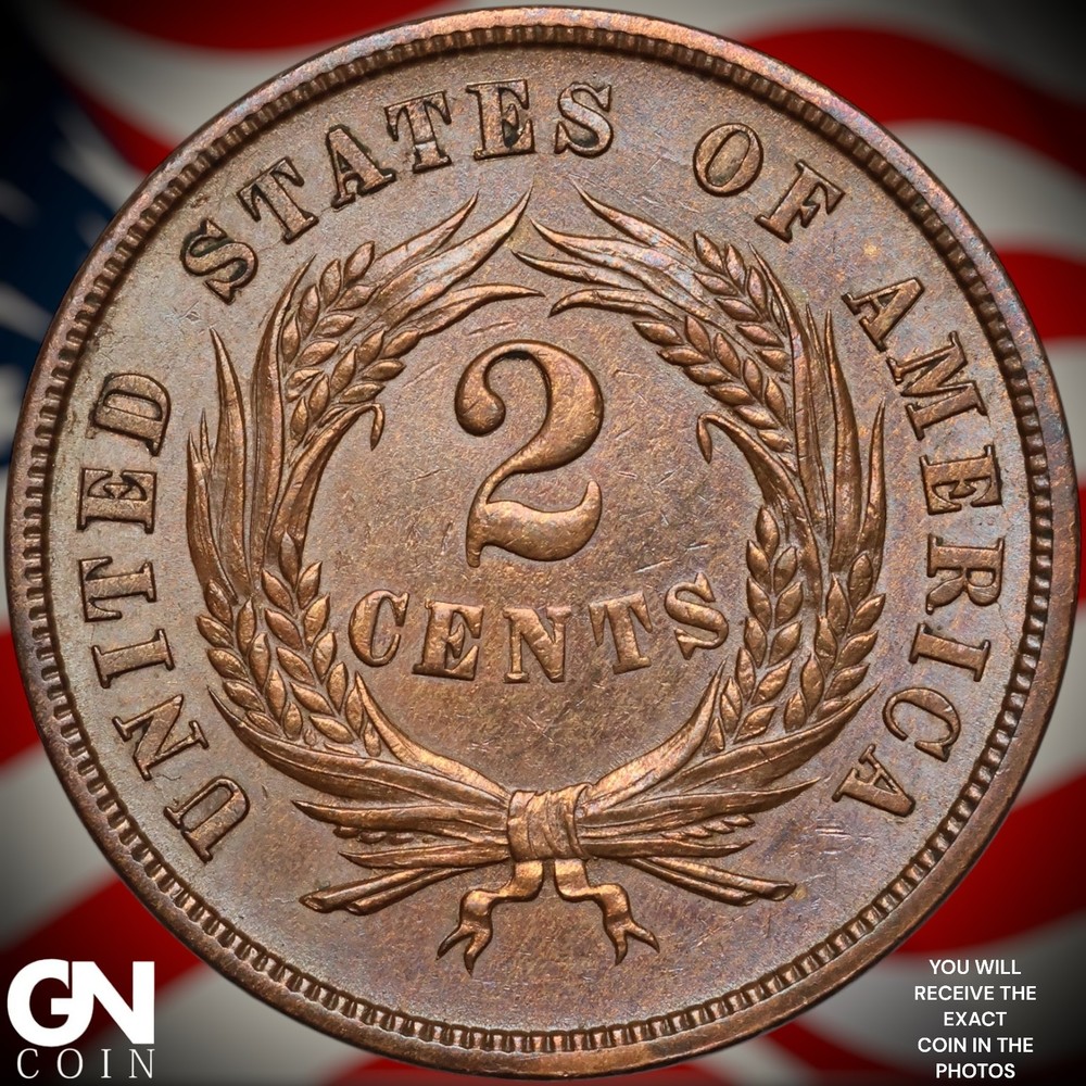 1865 2 Cent Piece A9633